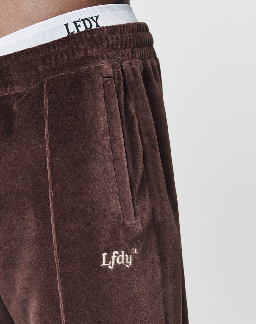 Velvet Tracksuit Pants