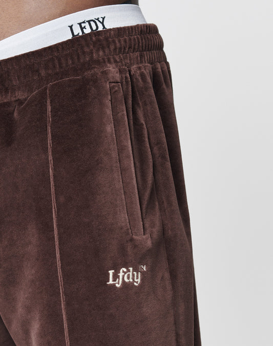 Velvet Tracksuit Pants