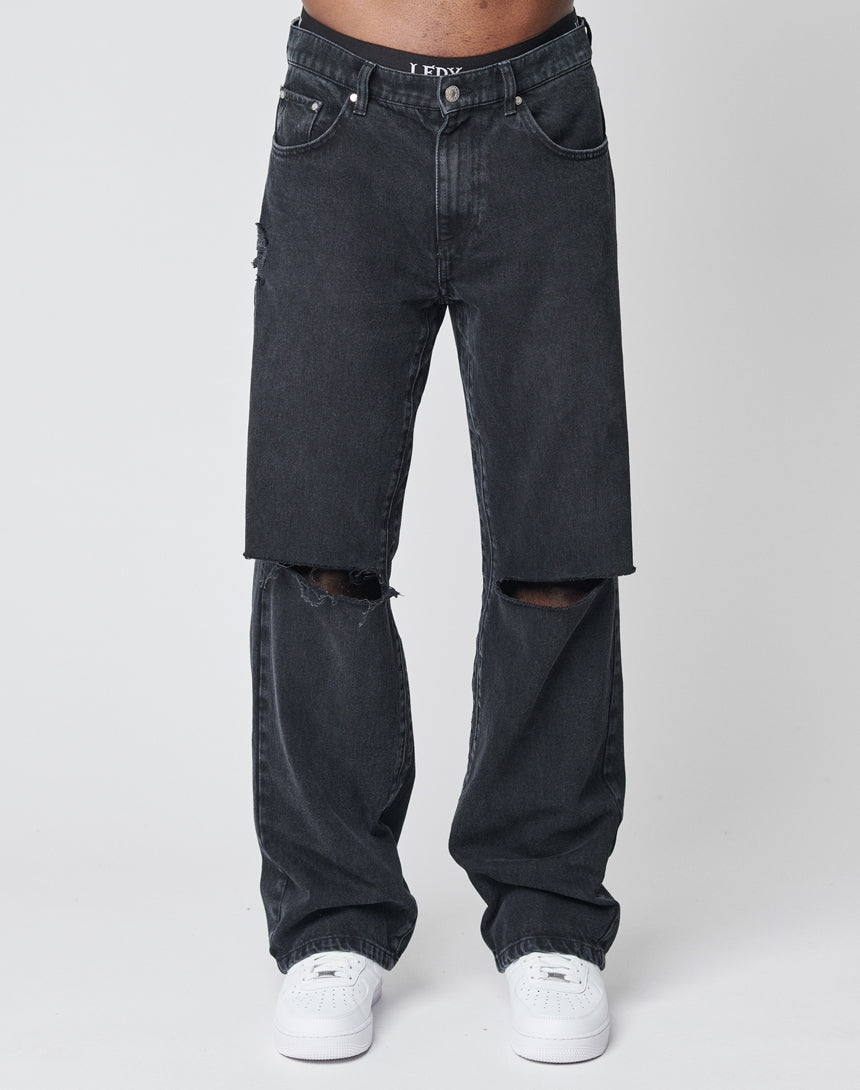 Oversize Ripped Denim