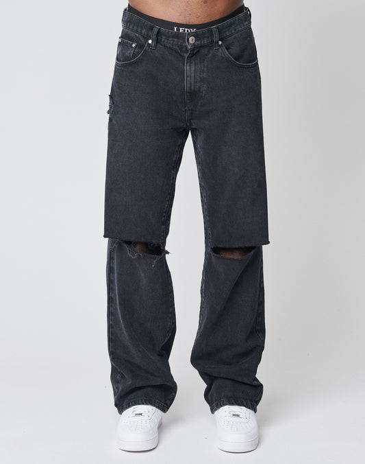Oversize Ripped Denim