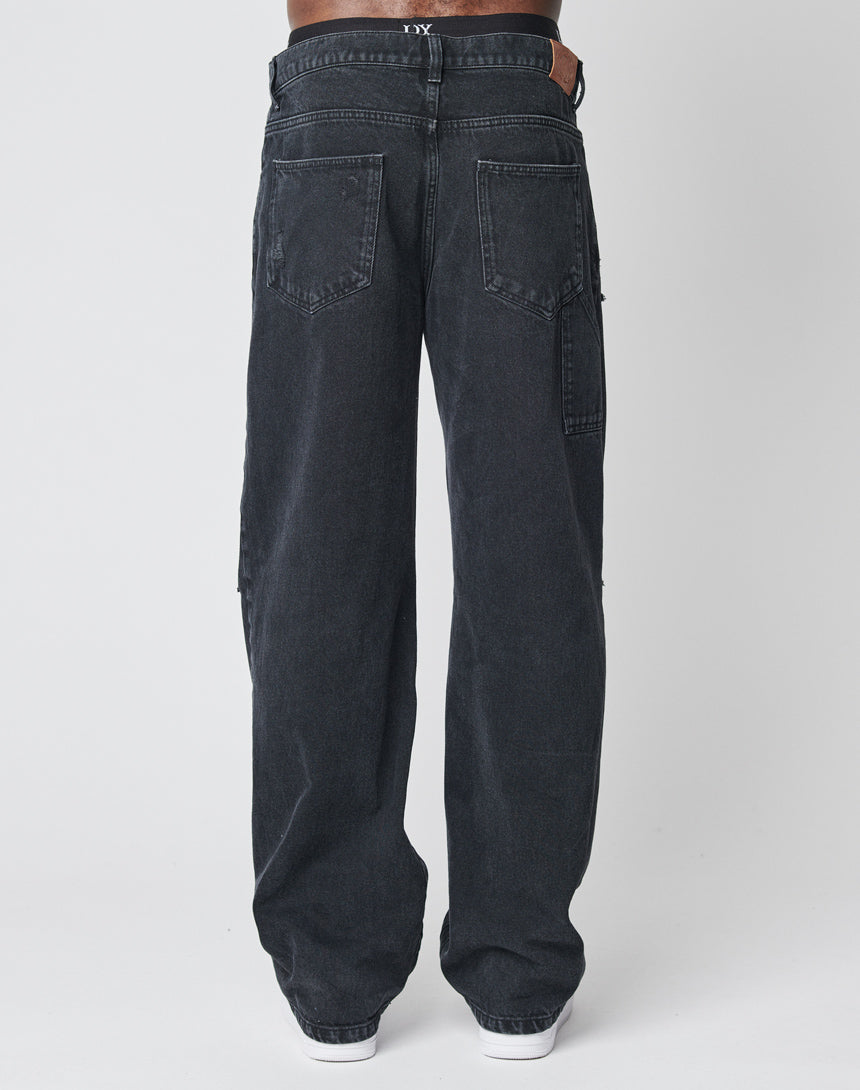 Oversize Ripped Denim