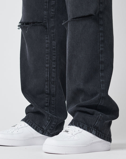 Oversize Ripped Denim