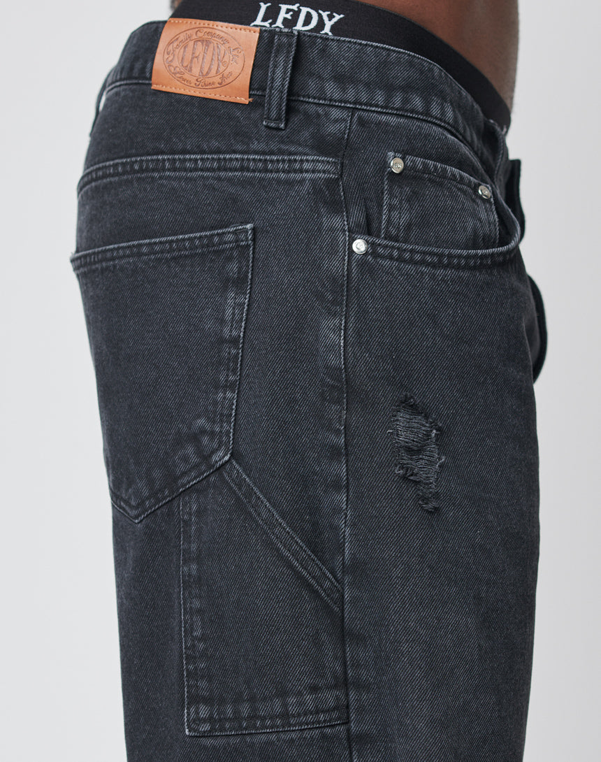 Oversize Ripped Denim