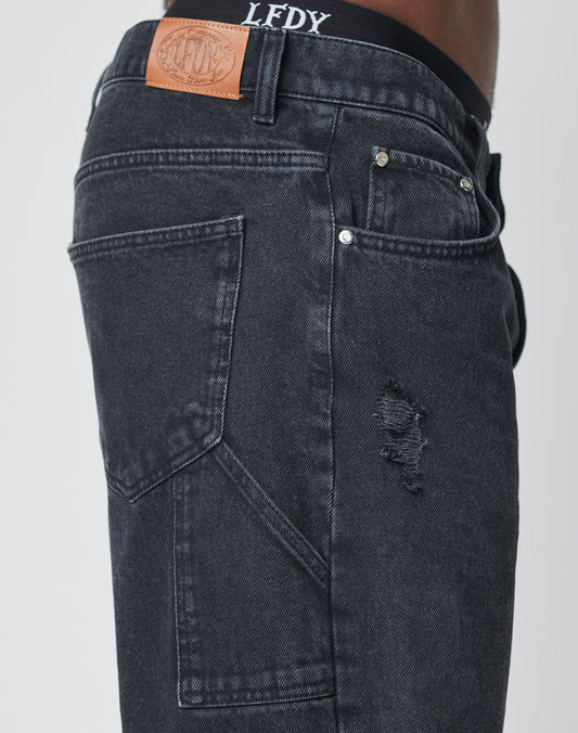Oversize Ripped Denim