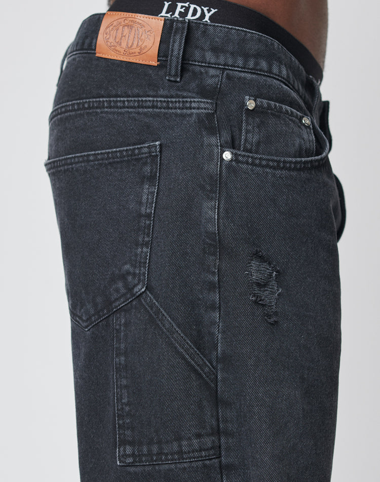 Oversize Ripped Denim