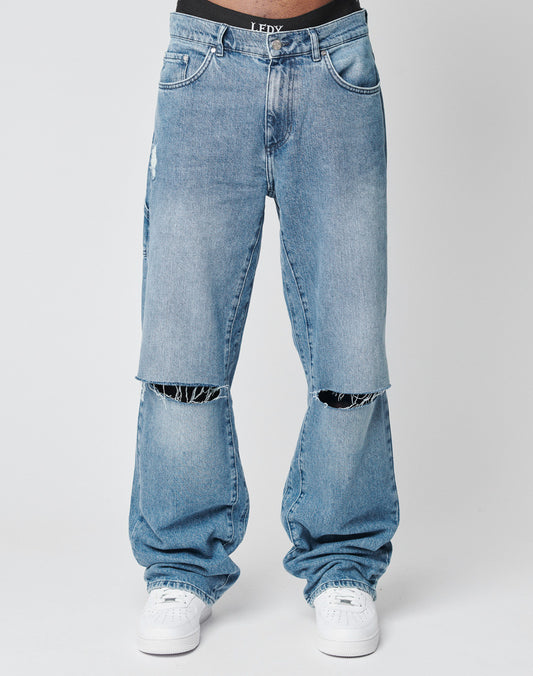 Oversize Ripped Denim