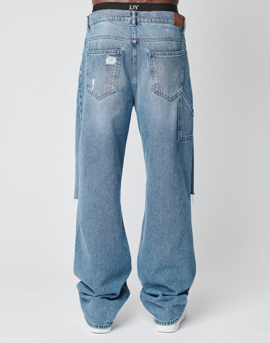 Oversize Ripped Denim