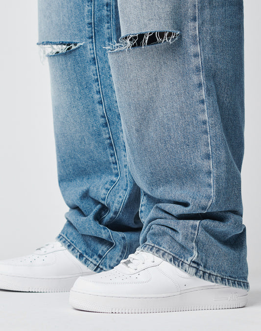 Oversize Ripped Denim