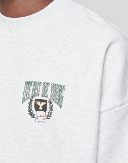 Live Fast Die Young Chest Sweater