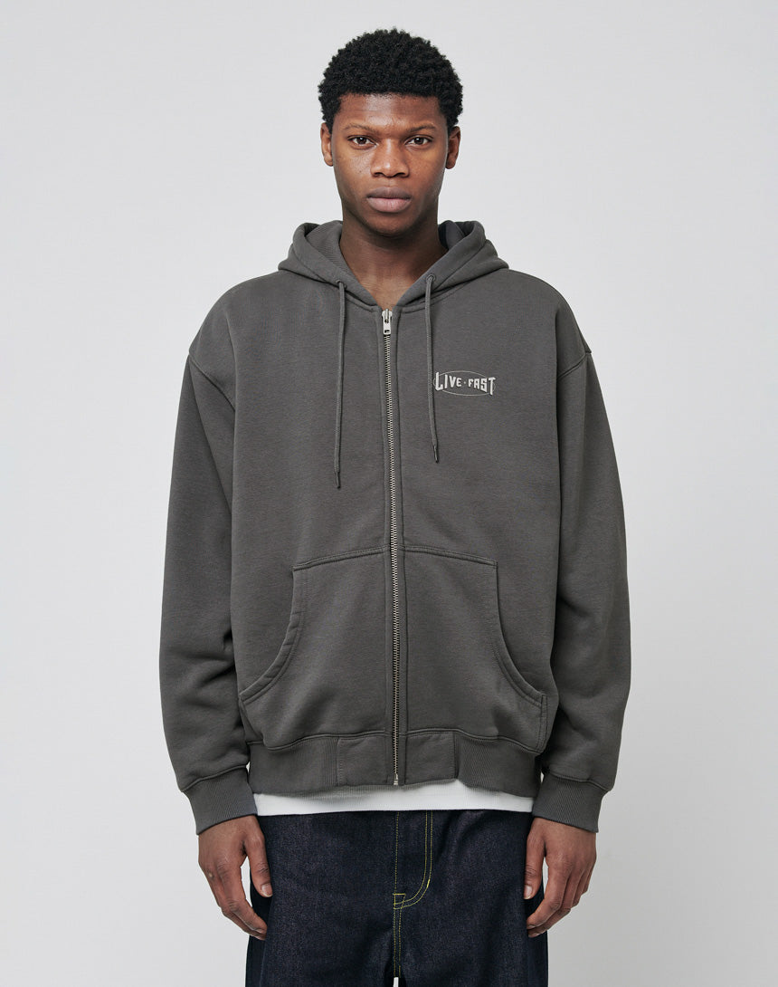 Y Cross Hooded Zip