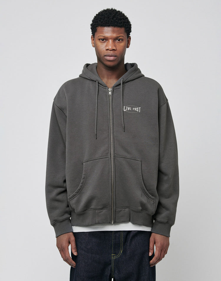 Y Cross Hooded Zip
