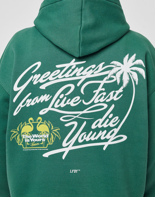 Live Fast Greetings Hooded