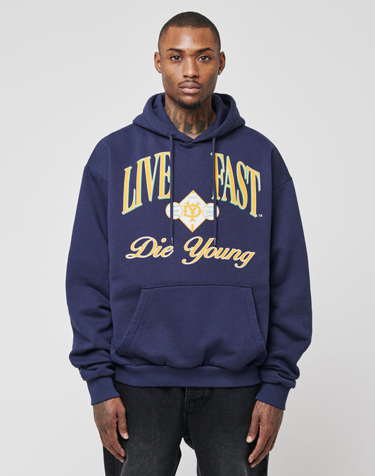 Live Fast Campus Hooded
