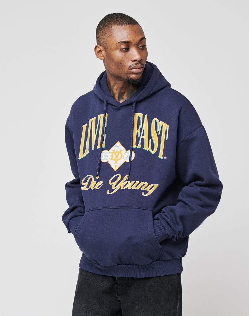 Live Fast Campus Hooded