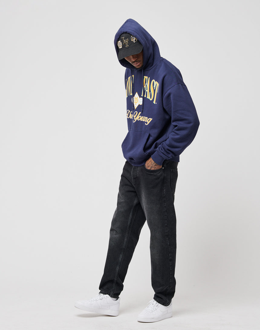 Live Fast Campus Hooded
