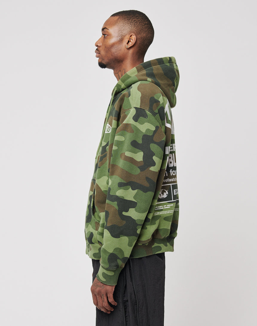 LFDY Army Hooded Zip