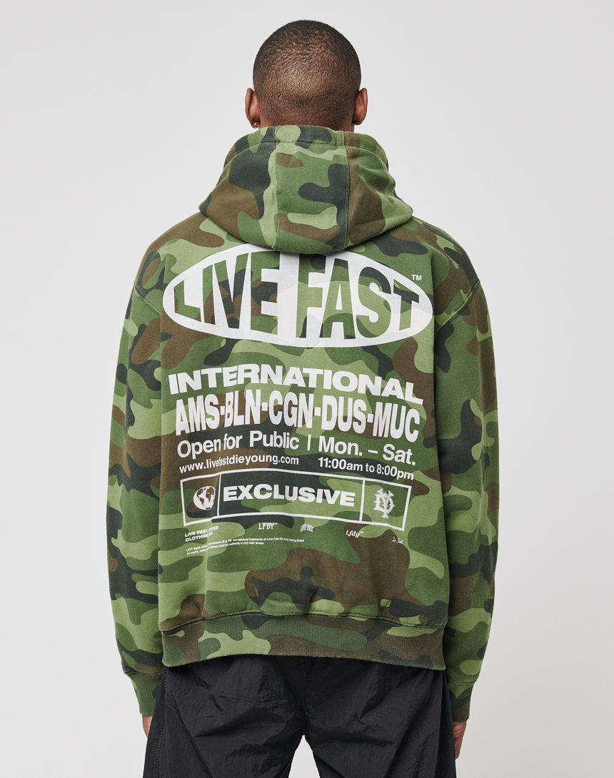 LFDY Army Hooded Zip