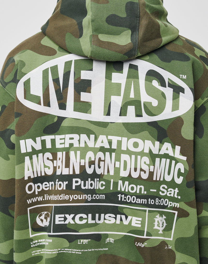 LFDY Army Hooded Zip