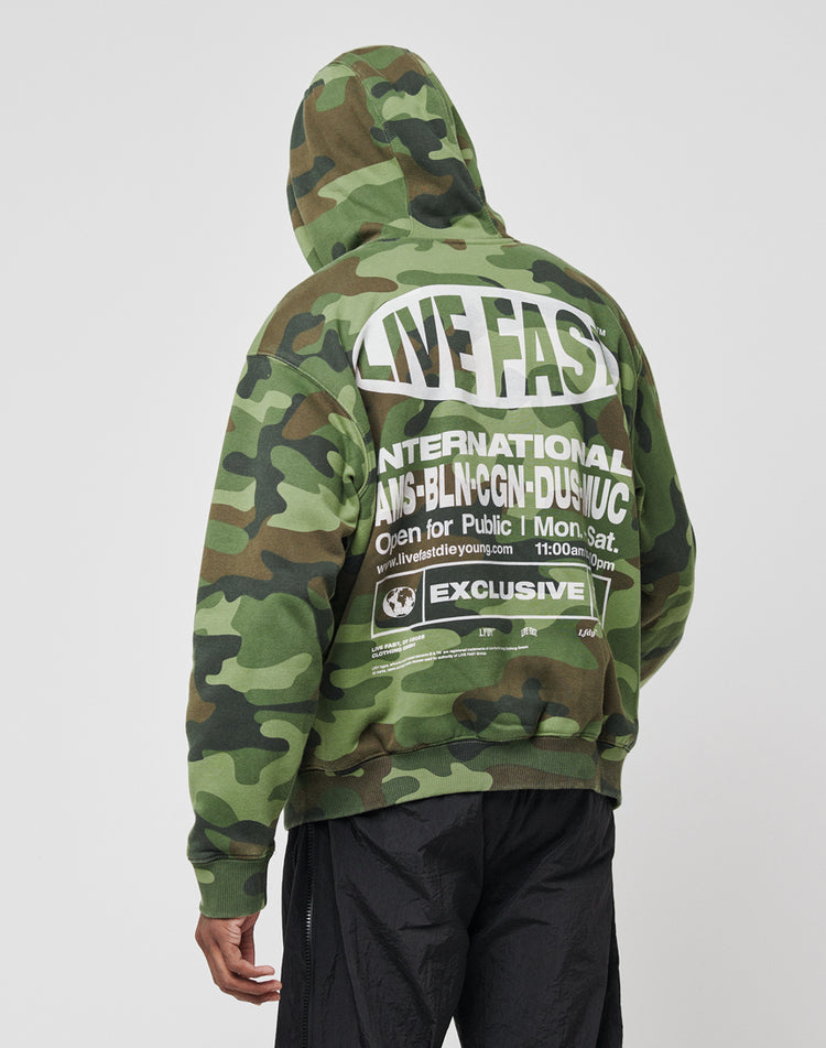 LFDY Army Hooded Zip