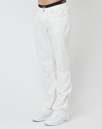 Striped Flared Denim